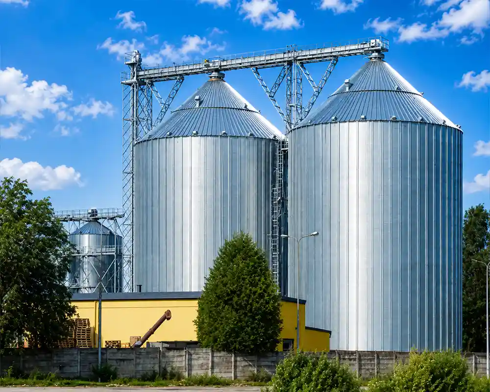 Galvanized Grain Storage Silo in Hari Nagar Galvanized Grain Storage Silo in Hari Nagar